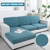 Thick Cushion Cover Fitted Sofa Covers for Living Room Washable Stretch Jacquard Seat Cover Furniture Protector Sectional Sofa 5