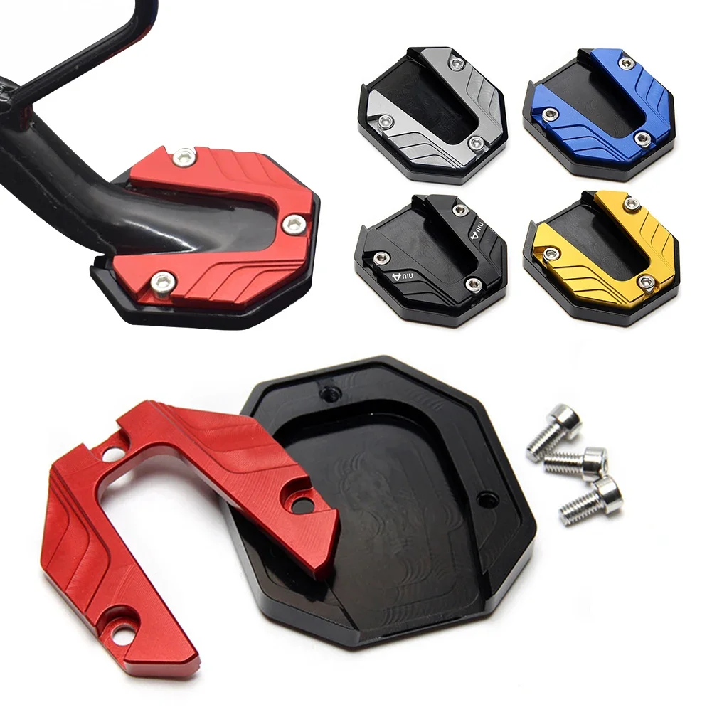 Universal Scooter Motorcycle Bike Kickstand Extender Foot Side Stand Extension Pad Support Plate Anti-skid Enlarged Base motorcycle kickstand extender pad kickstand scooter kickstand extender