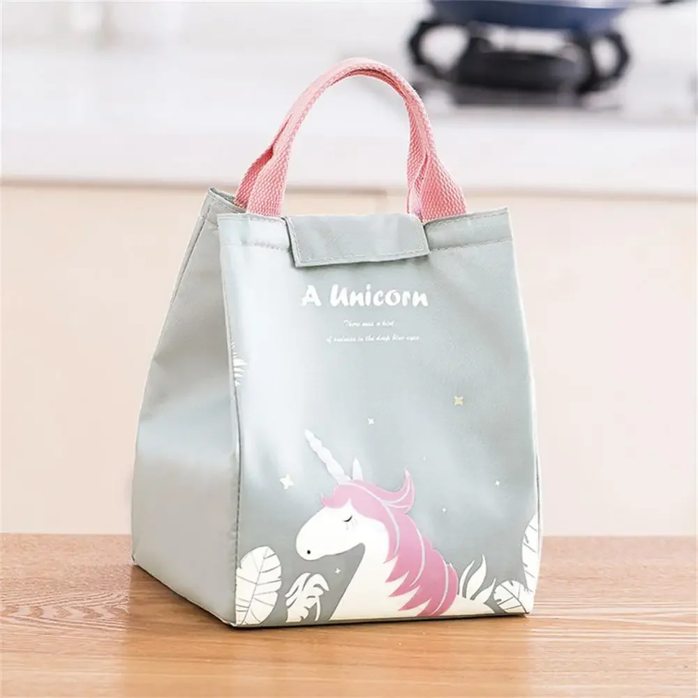Thermal Insulated Lunch Box Thermal Breakfast Organizer Bento Pouch Dinner Insulation Bag Cartoon Cooler Lunch Bag Lunch Bag