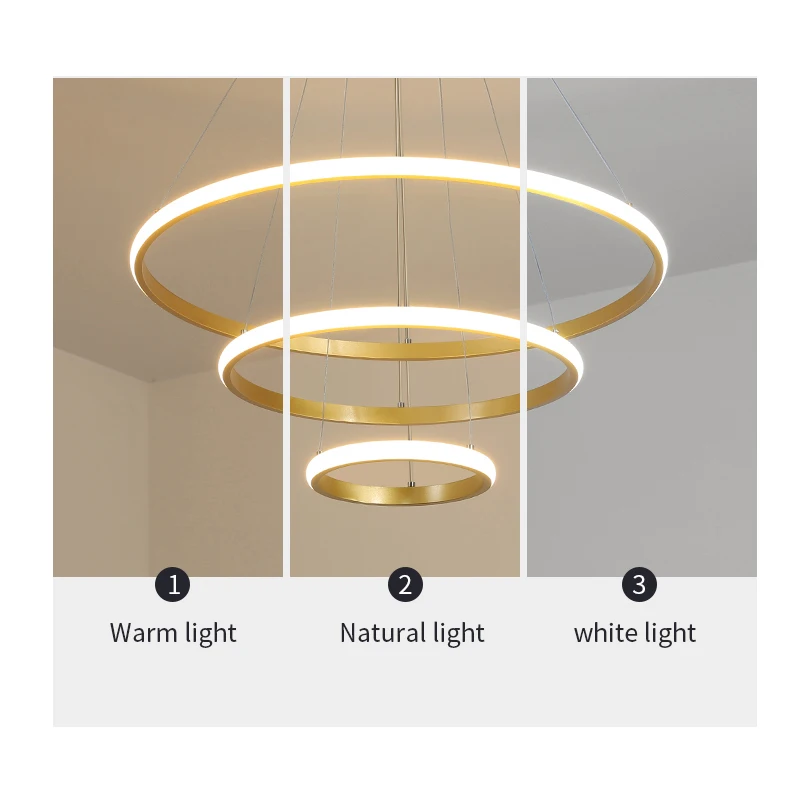 lustre led moderne lustre décoration cuisine luminaire suspensions lustre  pour salon salle à manger chambre Luminaires suspendus Chrome/Or/Noir  L107cm Alexa/APP/Télécommande - AliExpress