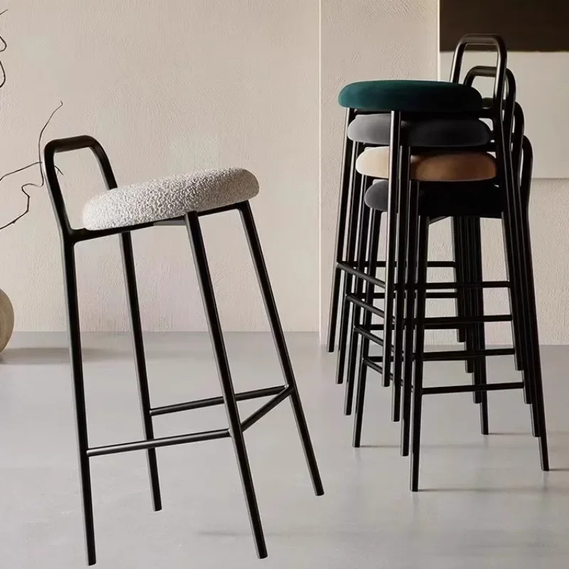 Manicure Chair Adjustable Bar Comfortable Chaise Design Chairs Kitchen Swivel Stool Metal Furniture Gaming Poltrona Beauty Salon bar chairs