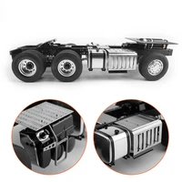 LESU 6X4 Metal Axles Chassis for 1/14 Tamiyaya RC Tractor Truck 3363 1851 DIY Remote Control Vehicle Model Toys Car Th15105 1