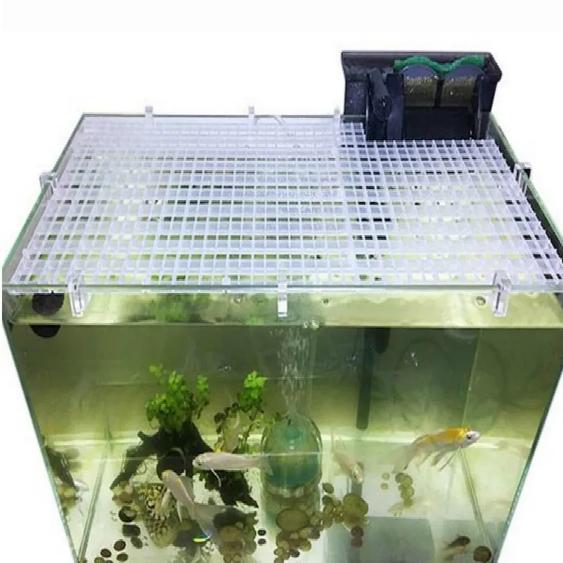 30*30cm Fish Tank Cover Aquarium Covers Aquarium Fishes Tanks Acrylic Clips  Glass Cover Support Holders