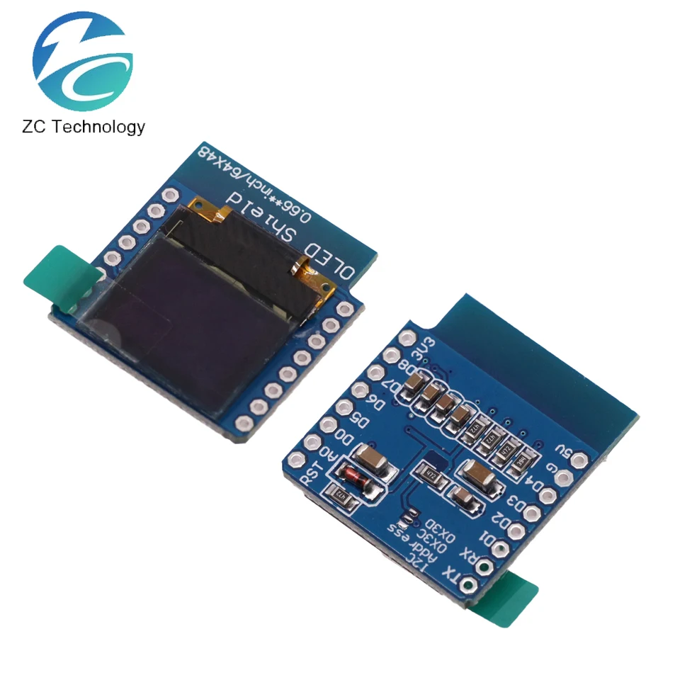 Modulo Display OLED Da 0,66 Pollici Per Modulo WEMOS D1 MINI ESP32 - Foto 6