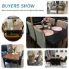Soft Velvet Chair Covers Thick Solid Color Chair Seat Cover Stretch Dining Room Chair Slipcover Office Banquet Restaurant 1PC 5