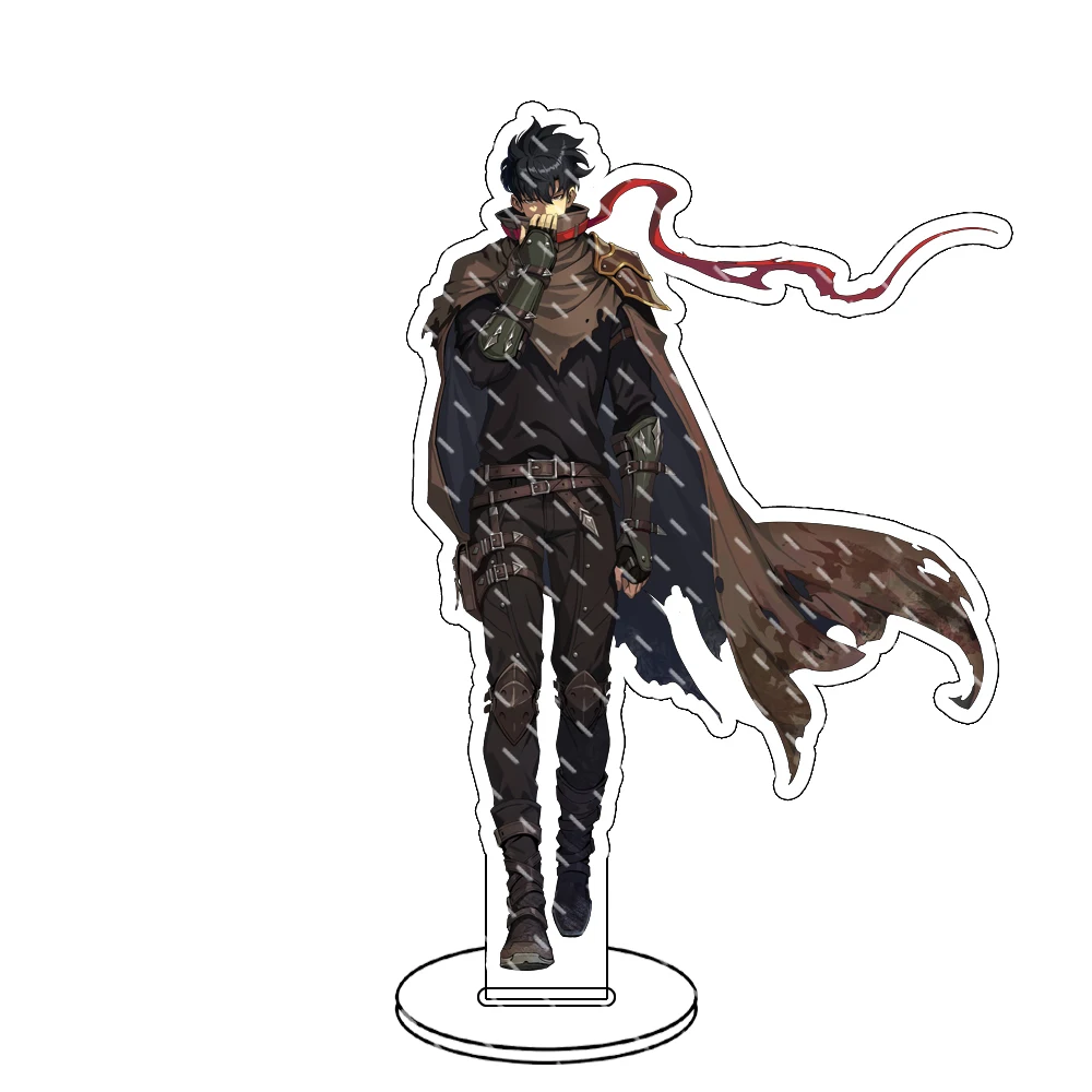 Solo Leveling Anime Figure Acrylic Stand - Sung Jin-Woo Character Desk Decor