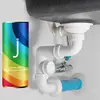 Sink Drain Sticks Drain Cleaner Sticks Clog Remover 14Pcs Sewer Floor Drain Deodorizing Stick Pipe Unclog Cleaning Rod For 4