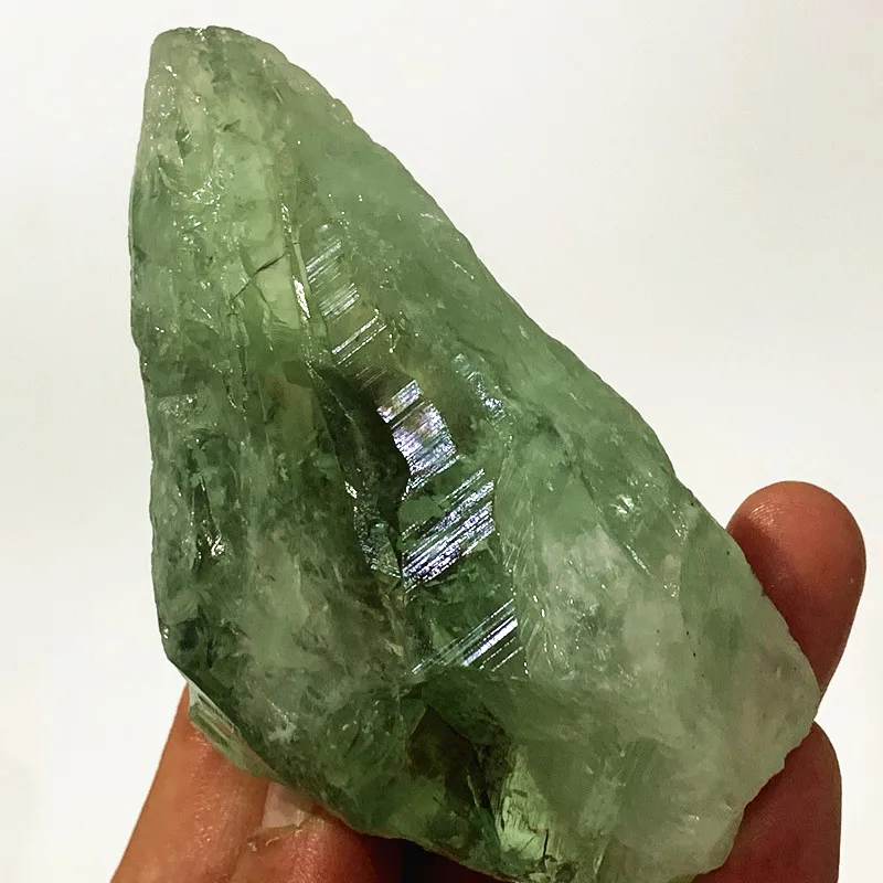 1kg Natural Green Crystal Stone Real Quartz Lrregular Mineral