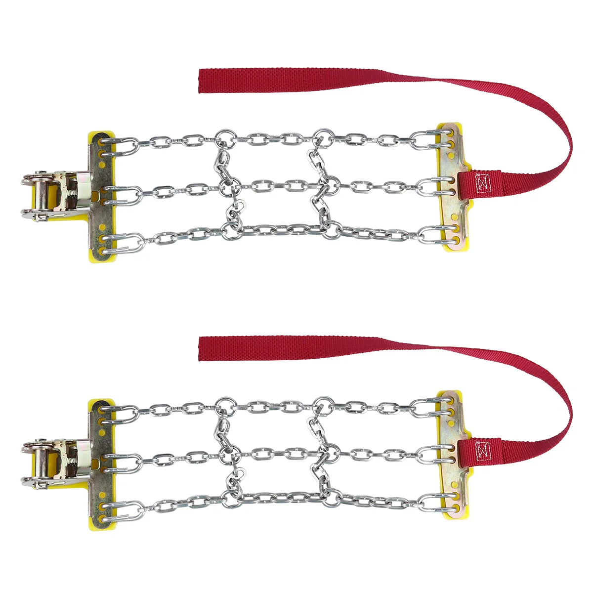 

2 pcs Tire Anti-skid Steel Chain Snow Mud Car Tyre Clip-on Chain Snow Chain