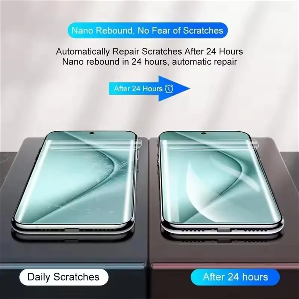 5-Pack Soft Hydrogel Screen Protector Film, Not Glass