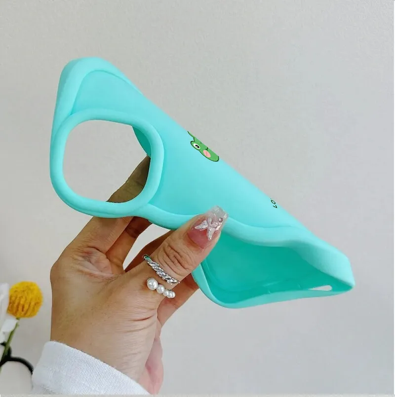 Soft Cute 3D Animal Eyes and Ears TPU Phone Case Cover