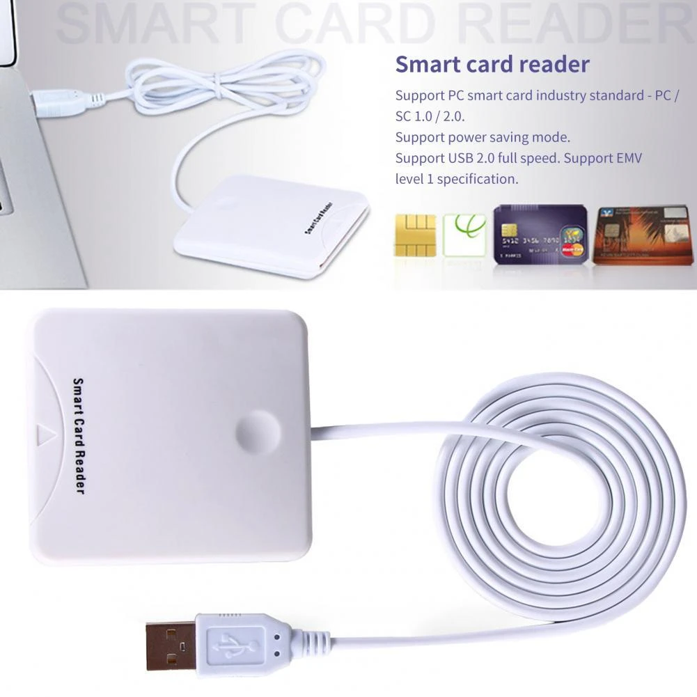 USB 2,0 profesional, 2,0, velocidad IC, SIM, ATMs, lector de tarjetas de crédito tarjetas bancarias|Lectores de tarjetas| - AliExpress