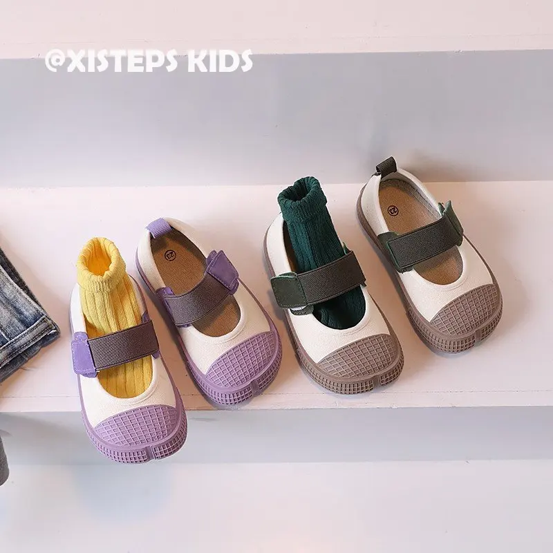 

Stylish Comfy Children Girls Boys Canvas Shoes Non-slip Rubber Sole Kids School Shoes Toddler Casual Sneakers Tenins Infantil