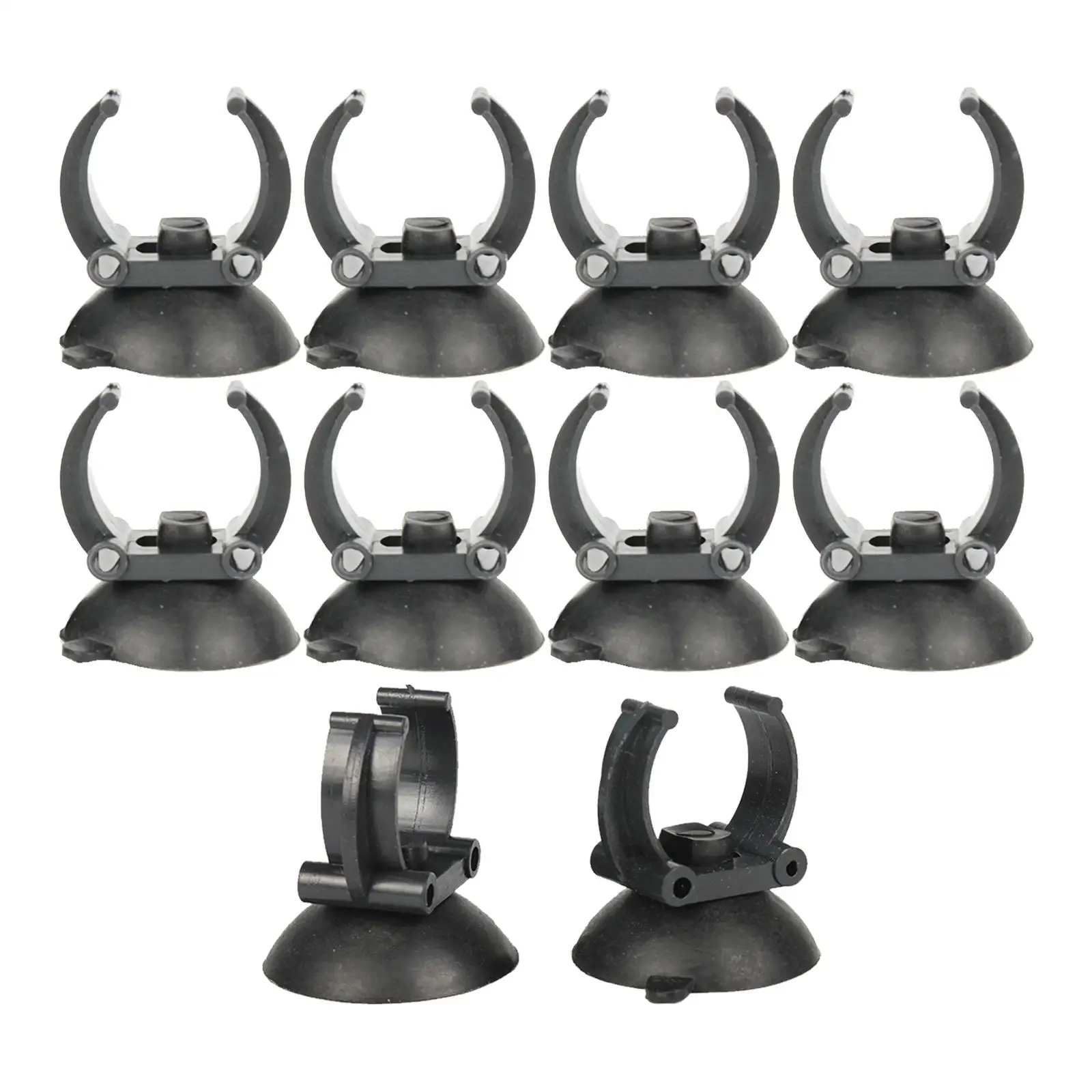 10Pcs Aquarium Heater Suction Cups Fixing Clip Heater Tube Holder Heating Rod Holders Bracket Fish Tank Accessories