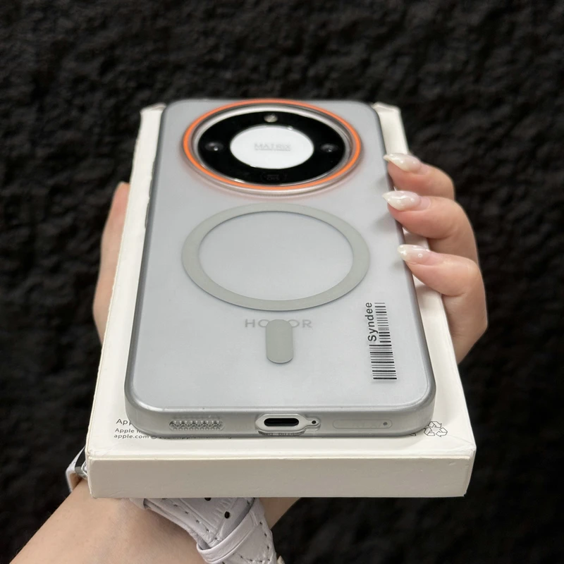 Enhanced Translucent Shockproof Case with Matte Finish