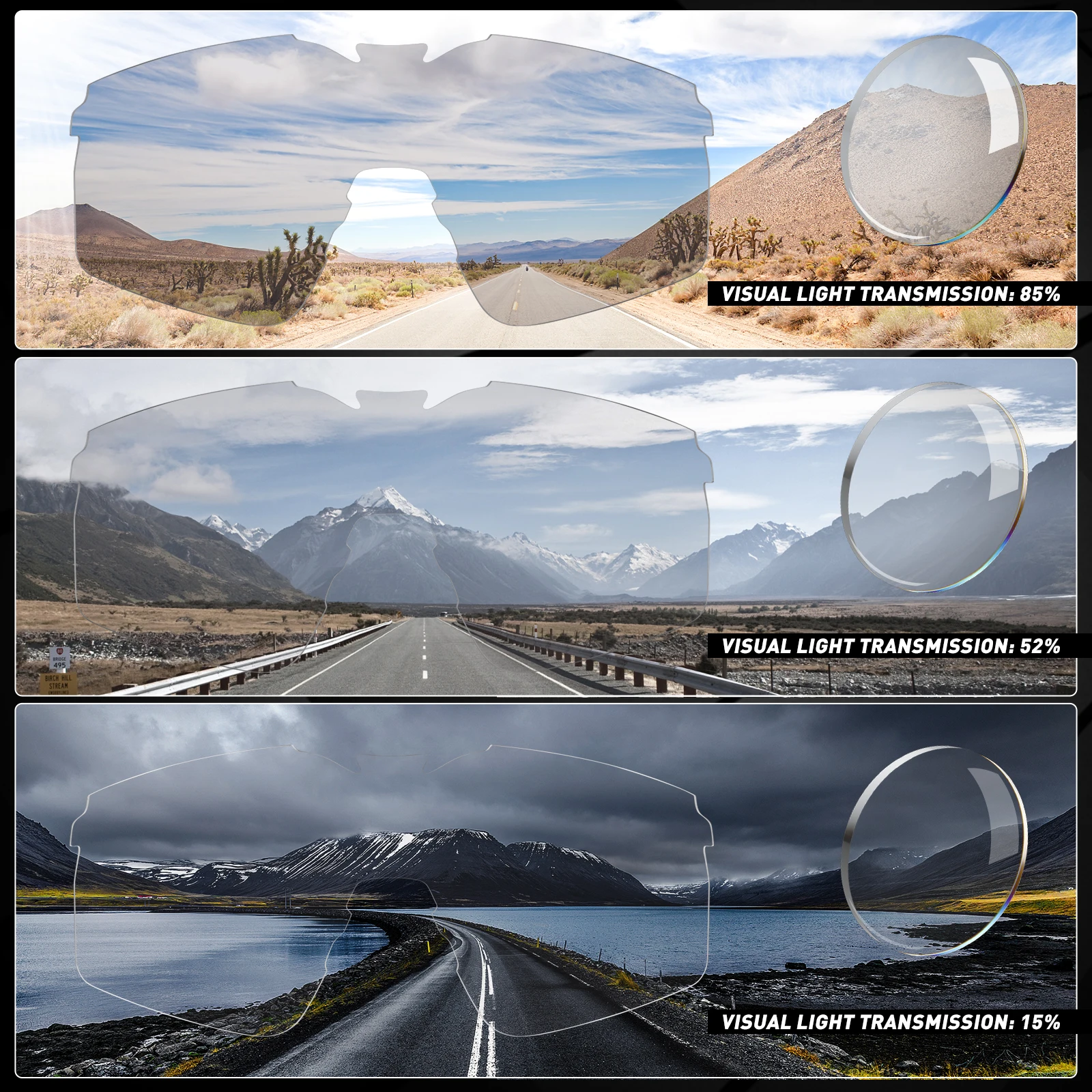 SCVCN Cycling Glasses Outdoor Sport Sunglasses Women Men Mountain Bike Glasses Driving Climbing Road Fishing Motorcycle Goggles