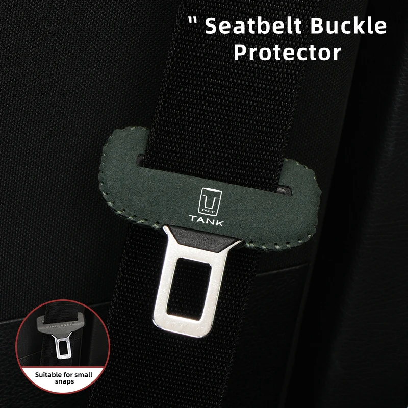 2/5Pcs Car Seat Belt Covers Fur Protection Clips Auto Accessories for TANK Great Wall Tank Tank 300 seat belt covers car seat belt accessory