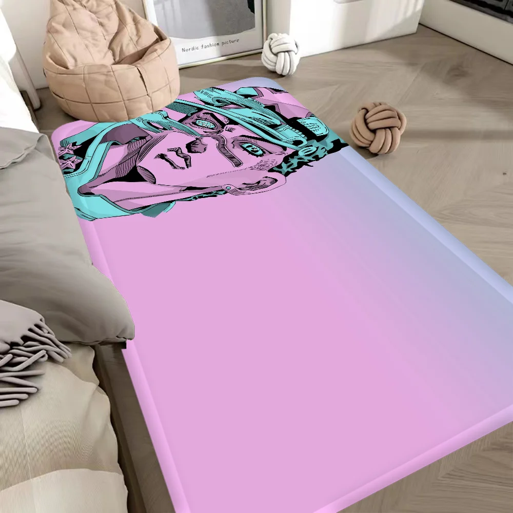 Jojo Bizarre Adventure Floor Mat Bathroom Mat Kids Room Bedroom Decoration Balcony Anti-Slip Doormat Living Room Bedside 2