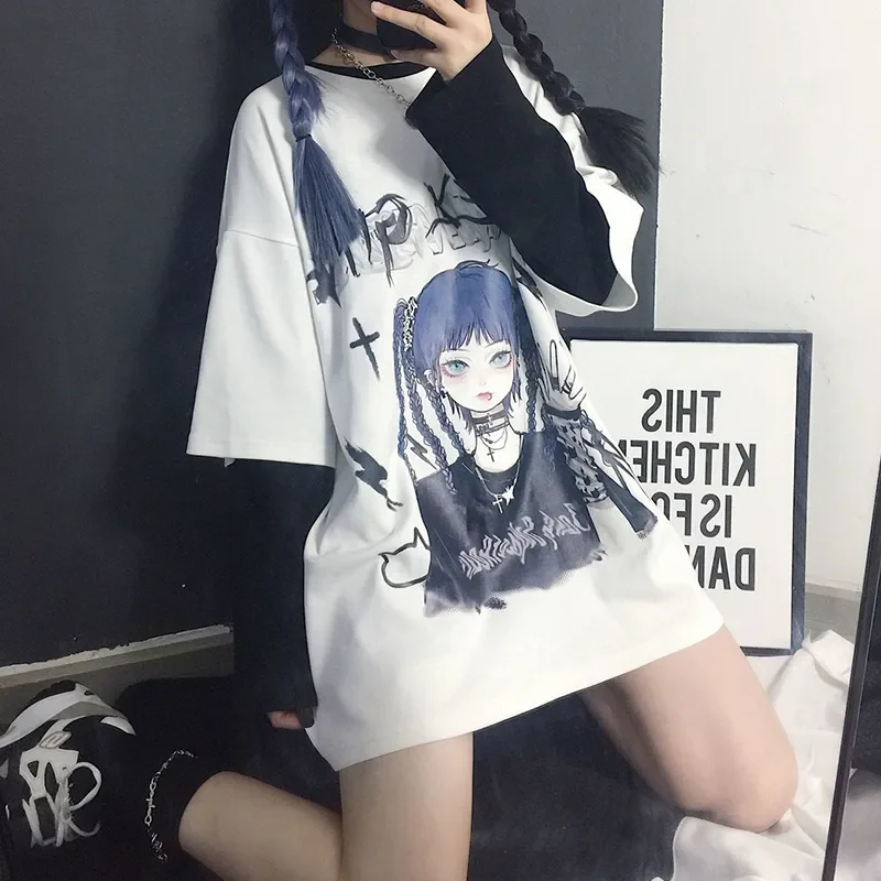 トップス archive grunge evisu donna t-shirt y2k 71rYrgKTLwL._UY1000_.jpg