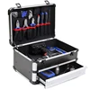 Aluminum Carrying Case Tool box Drawer Type Tool Box Organizer Multifunctional Metal Tool Box Suitcase Electrician Suitcase 1
