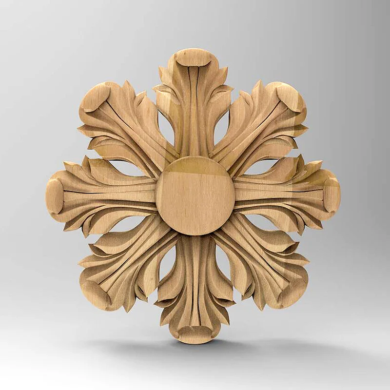 9pcs 3D File Floral Wood Carved STL Model for CNC Router 3D Printer Artcam Aspire Wall Door Furniture Decor Relief