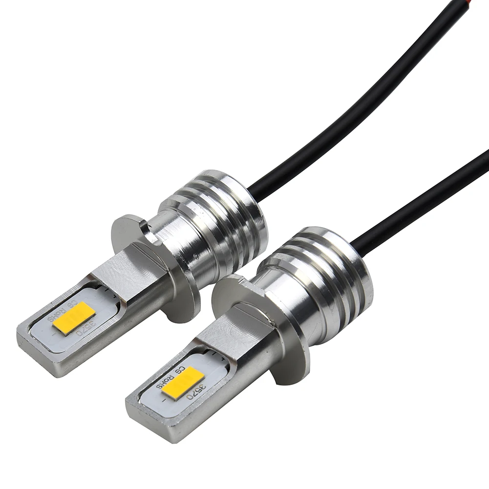 

Conversion Kit Light Bulbs Light Bulbs Conversion Kit 2 Pcs 360 Degrees 63MM*12MM 80W 2000LM 3000K Aluminum Alloy Durable