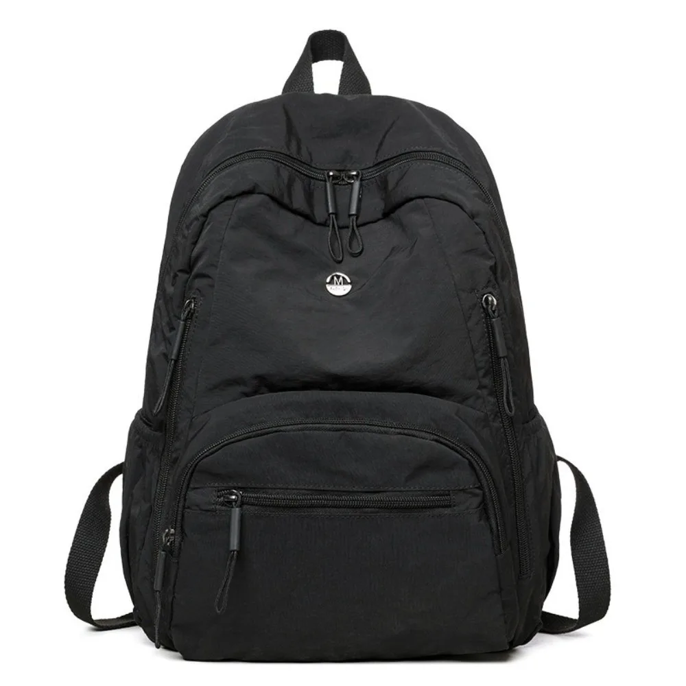 Zaino in nylon carino e capiente, leggero, resistente, impermeabile, con cinghie regolabili, zaino scolastico per uso quotidiano.