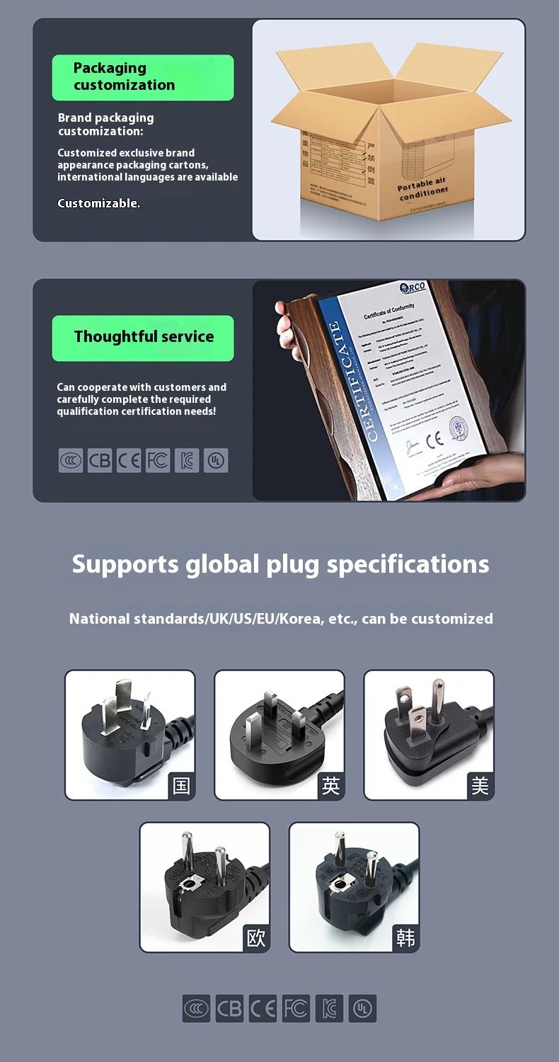 Factory Price Mini Portable Air Conditioner 5100BTU Solar Powered Camping Tent Indoor Outdoor Small Room