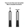 2 IN 1 Foot Care File Electric Foot Callus Remover Leg Heels Remove Dead Skin Pedicure Tool 3