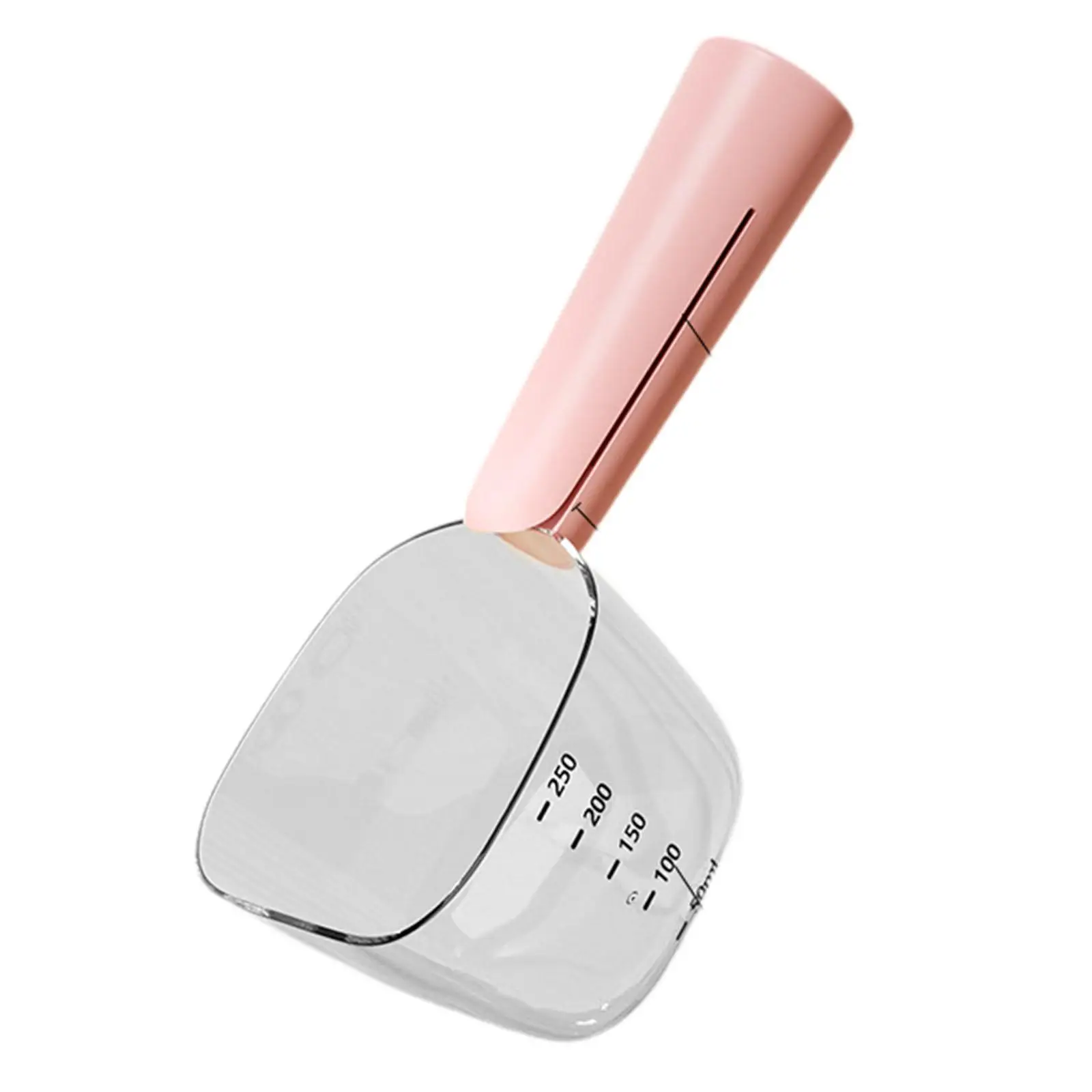 Cat Shovel Spoon with Built Seal Clip Precise Pet Food Measuring Scooper Feeder Tool for Dogs Cats and Puppies