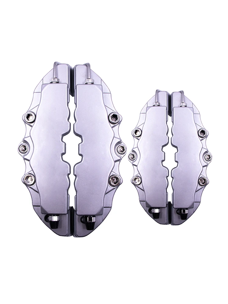 Brake Caliper Cover 1Pair Car Disc Brake Caliper Covers Universal High Gloss Heat Resistant 3d Disc Car Covers brake dust covers