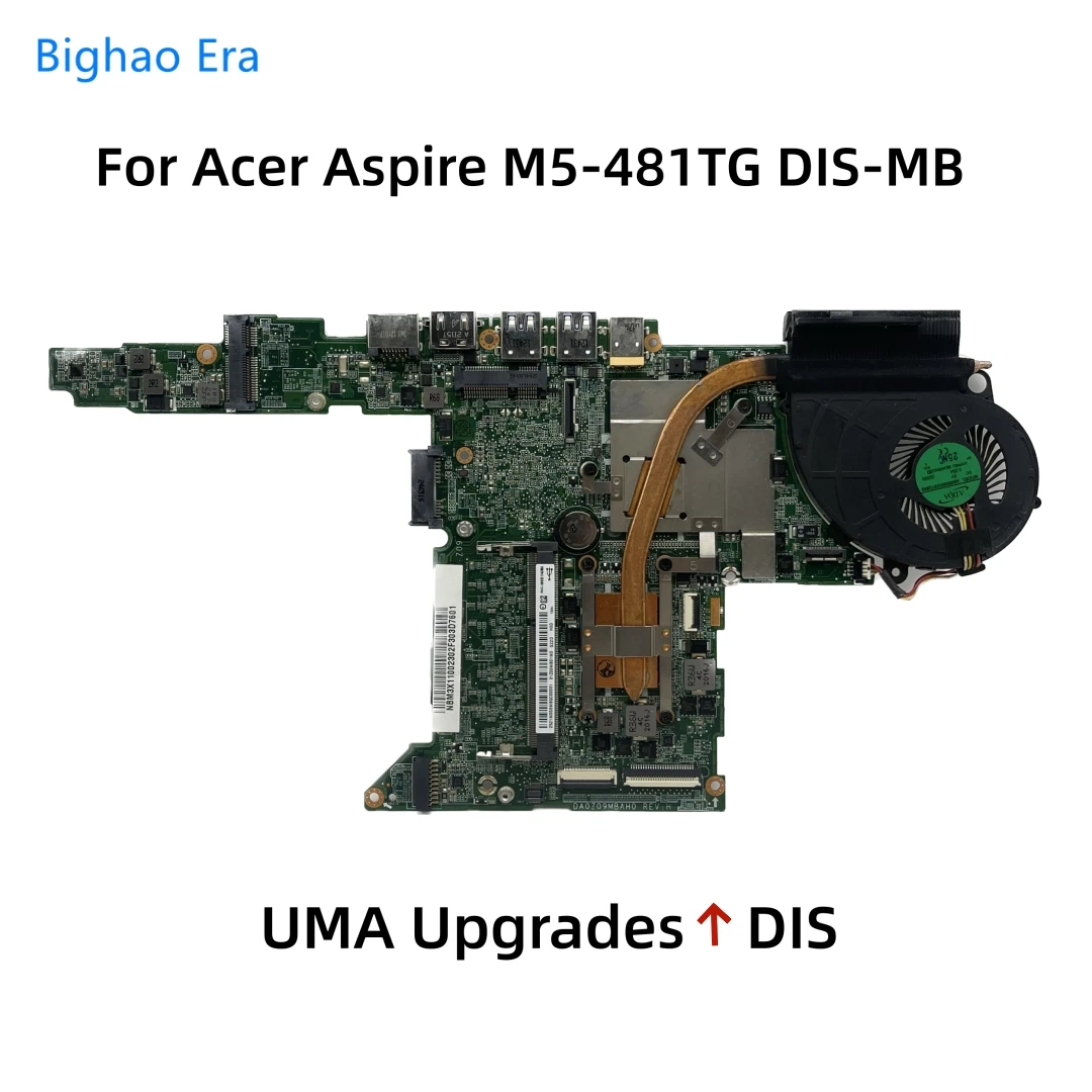 DA0Z09MBAH0 For Acer Aspire M5-481G M5-481PTG M5-481TG M5-481PT Laptop Motherboard With i3 i5 i7 CPU 2GB-RAM GT640M 1GB-GPU