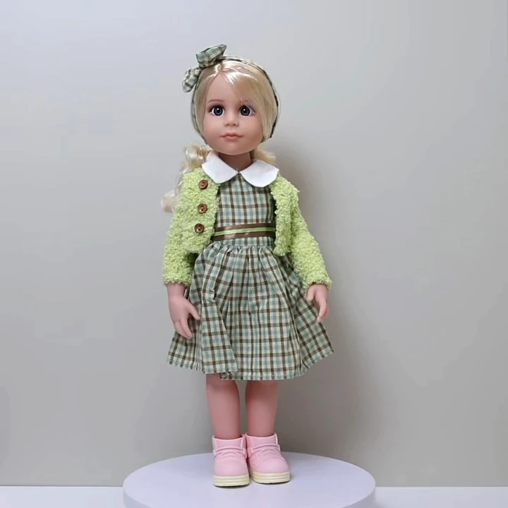 17 Inch Doll Toys,Realistic Fashion Vinyl Figures Doll Toys for Kids,Girls Birthday Collection Gifts - 5