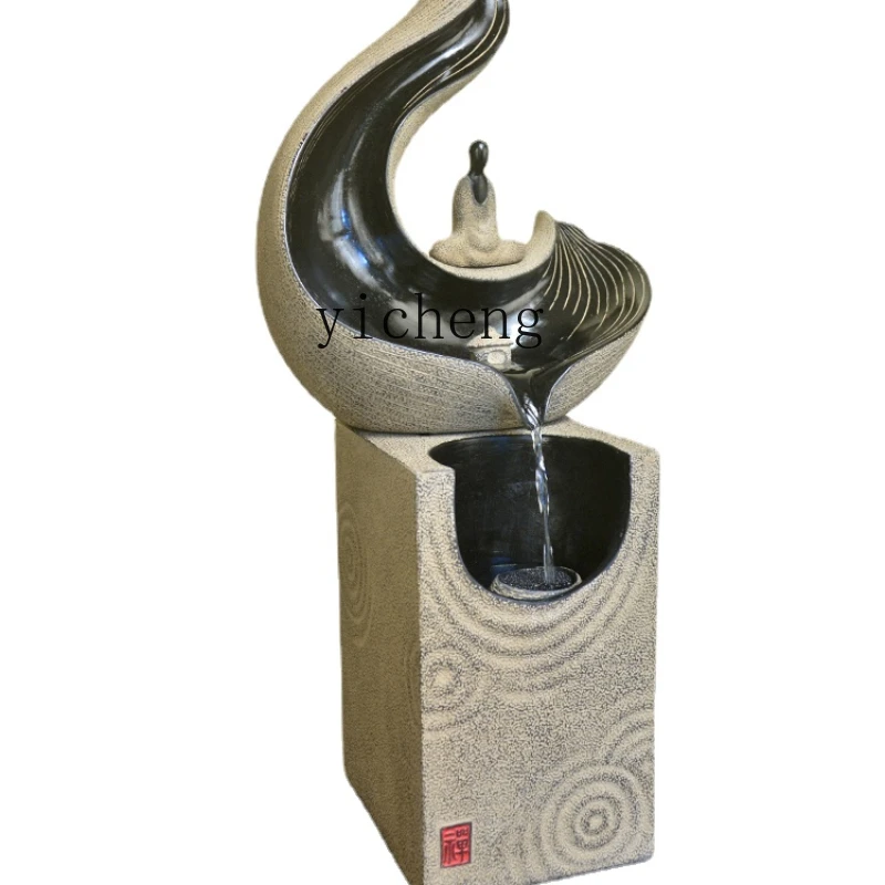 

XL Zen Tea Room Flowing Water Ornaments Hallway Decorations High-End Home Landscape Circulating Water