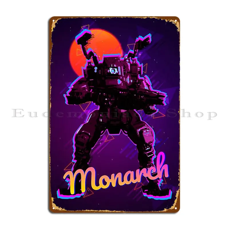 Titanfall 2 Monarch Metal Sign Cinema Classic Crea Personalizza Vintage Tin Sign Poster