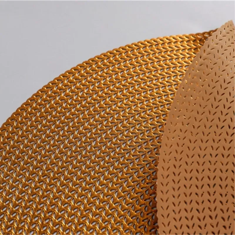 38CM Round PVC Placemat Kitchen Dining Table Mats Steak Pad Anti-scalding Insulation Pads  Nordic Hotel Restaurant Home Decor