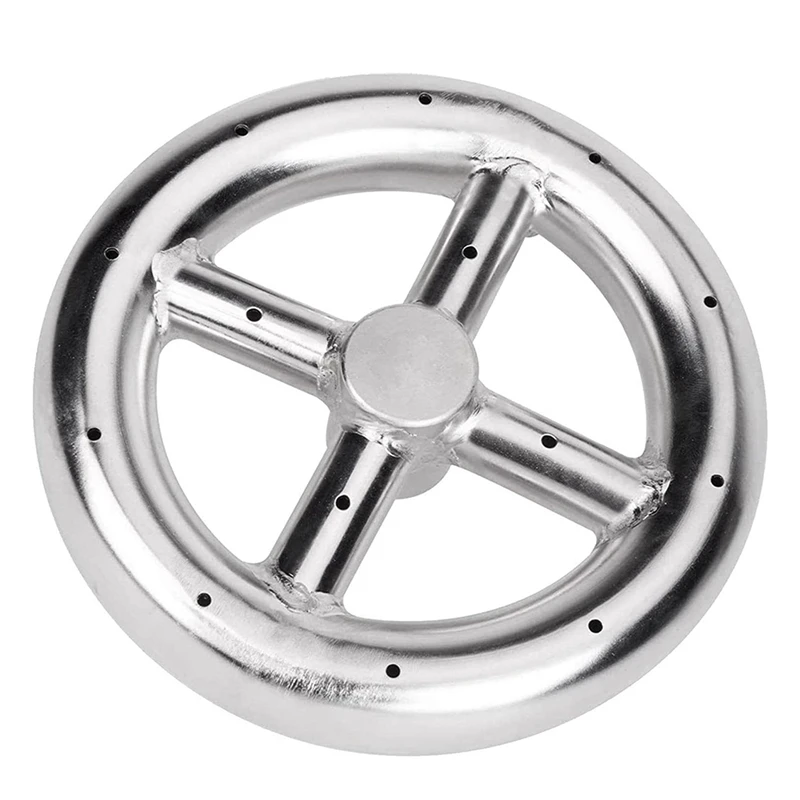 

1 PCS Fire Pit Burner Ring For Natural Gas & Propane Fire Pit Fireplace Fire Pit Burner For Indoor & Outdoor 6 Inch Round