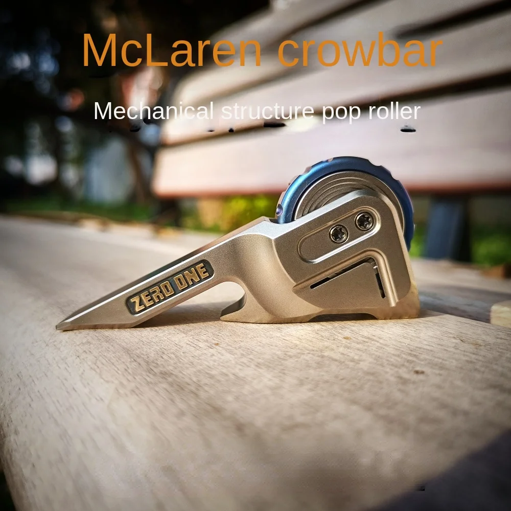 

EDC McLaren Wrecking Bar Mechanical Ratchet Snap Coin Fingertip Gyro EDC Outdoor Tool