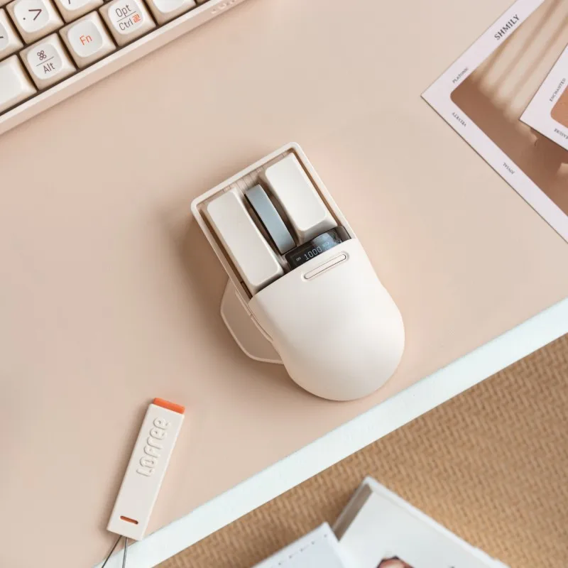 Lofree Loflick First Touch 2.4G Wireless Bluetooth Mouse Tofu Color 3 ...