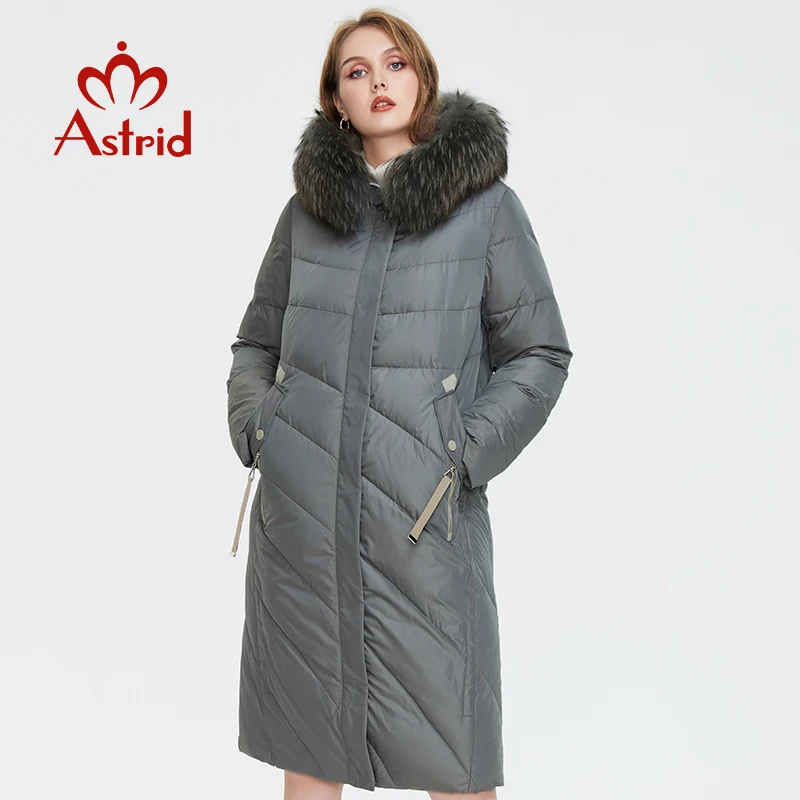 2022 Astrid New Arrival Fashion Slim Women Winter Jacket Cotton Padded Warm  Thicken Ladies Coat Long Coats Parka Womens Jackets - Parkas - AliExpress