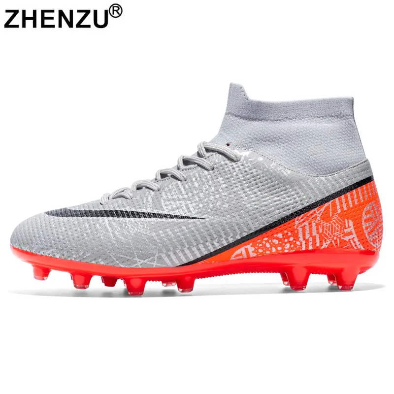 

ZHENZU 33-45 Professional Soccer Shoes Football Boots Men Kids Boys Soccer Cleats Children Football Shoes chuteiras de futebol
