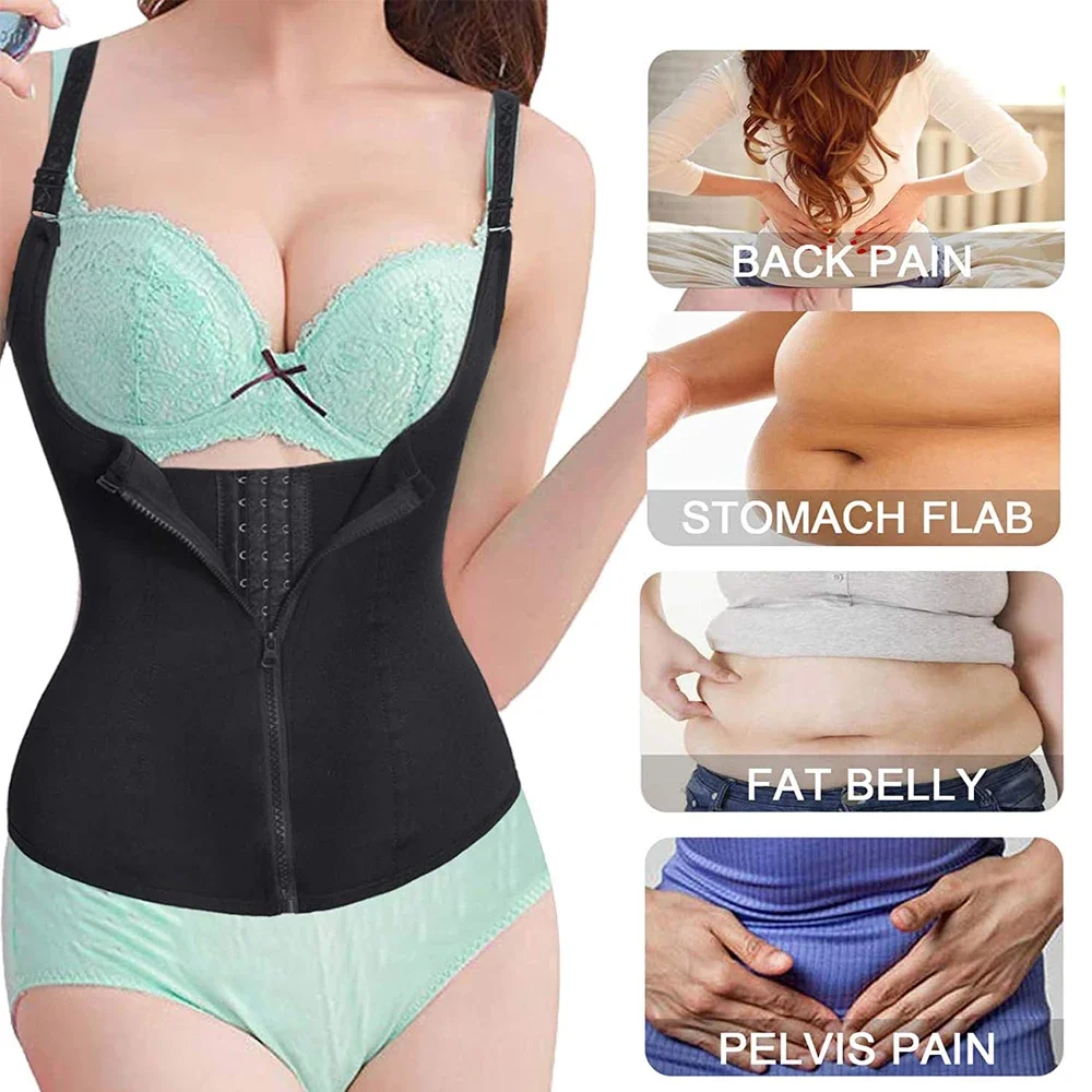 GOMOREON Maternity Support Belt Postpartum Waist Trainer Shapewear Recovery Waist Cincher