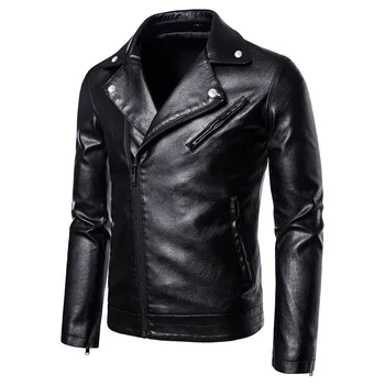 TRAF 2024 Fashion New Four Seasons Leather Men Spring Men Korean Version Slim Comfortable Lapel Leisure Youth Leather Jacket 1 TRAF 2024 Fashion New Four Seasons Leather Men Spring Men Korean Version Slim Comfortable Lapel Leisure Youth Leather Jacket 1