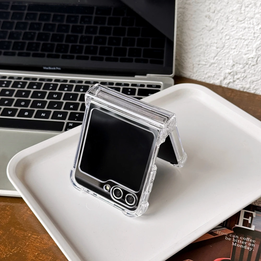 Luxury Transparent Mirror Magnetic Case with 3-in-1 Slim Design
