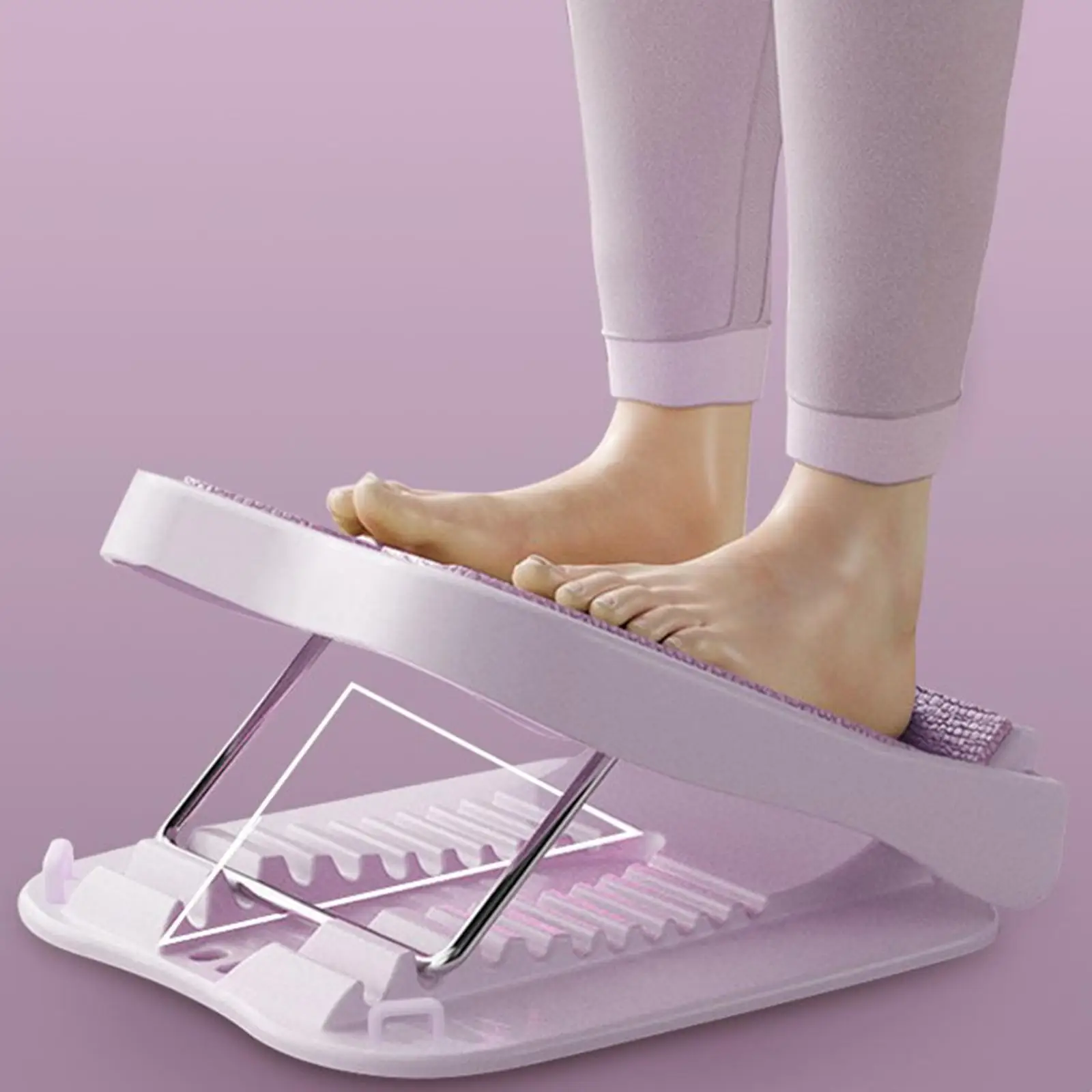 Portable Slant Board Calf Stretcher Balancing Fitness Pedal Heel Stretching Tight Calves