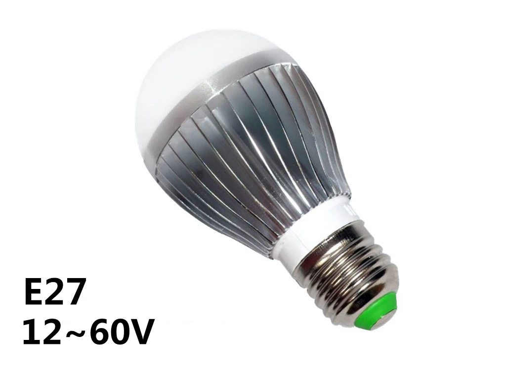 Hammer Depression Kor E27 12-60V LED AC DC 12V 24V 36V E27 24V led bulb 48V E27 led