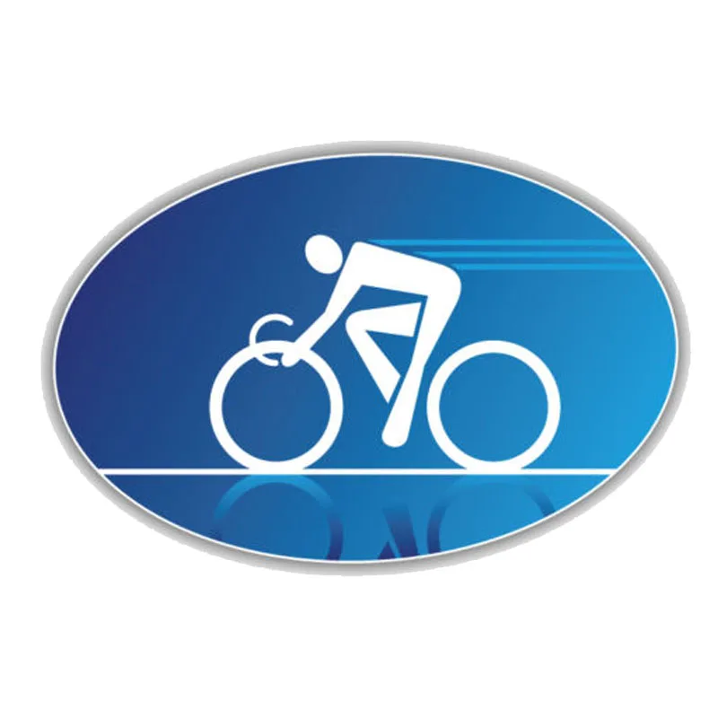 

Y617# Self-adhesive Decal For Cycling Sport Emblem Car Sticker Waterproof Auto Decors on Bumper Rear Window Laptop