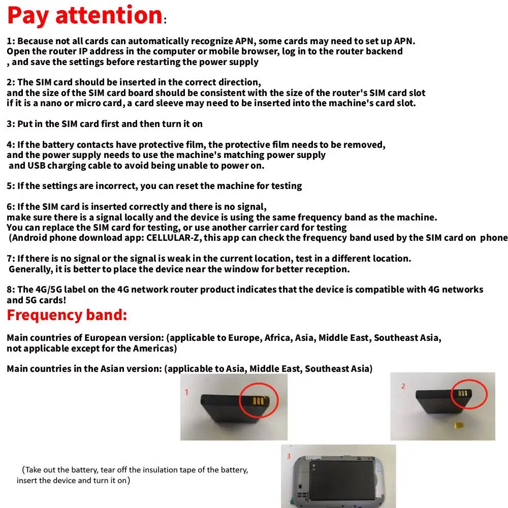 4G Mobile WIFI Router 150Mbps 4G LTE Wireless Router Portable Pocket MiFi Modem Mobile Wifi Hotspot with Sim Card Slot for Home - 6