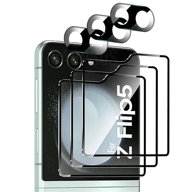 Pellicola Protettiva Per Obiettivo Dello Schermo Esterno Hd Per Samsung Galaxy Z Flip 5 Zflip 5 5G Pellicola Protettiva Per Fotocamera In Vetro Temper