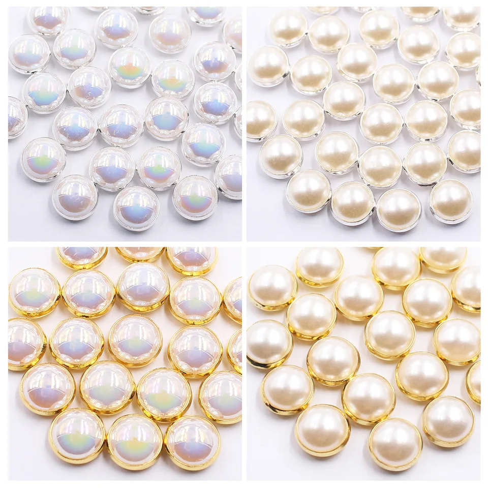 Veelkleurige Knopen 6mm 8mm, 10mm, 12mm naaien op parels for jurken met